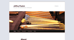 Desktop Screenshot of jeffreypeytonmusic.com