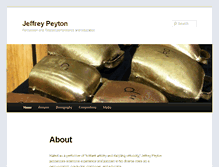 Tablet Screenshot of jeffreypeytonmusic.com